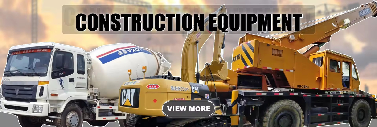 Excavatrice utilisée