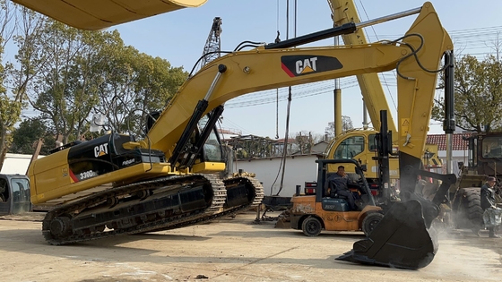 CAT 330D2 Excavateur d'occasion avec cylindre hydraulique Liyuan et seau de 0,3M3 en bon état