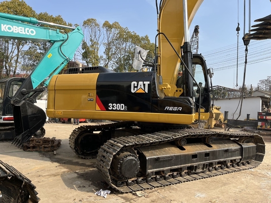 CAT 330D2 Excavateur d'occasion avec cylindre hydraulique Liyuan et seau de 0,3M3 en bon état