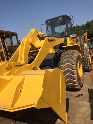 En excellent état, le chargeur à roues usagé Komatsu WA380 avec cylindre hydraulique Liyuan.
