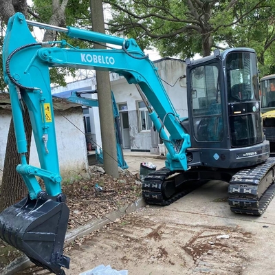 Excavateur original japonais Kobelco SK55 en bon état pour les fermes de Shanghai
