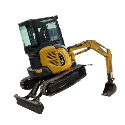 Excavateur Komatsu PC35 3T utilisé en bon état Excavateur à ramper Moteur EPA Shanghai