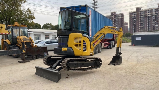 Excavateur Komatsu PC35 3T utilisé en bon état Excavateur à ramper Moteur EPA Shanghai