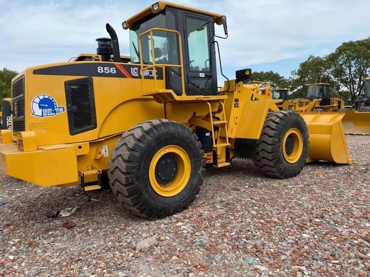 Peinture originale LiuGong 856 Chargeur à roues d'occasion 20 tonnes avec une efficacité de fonctionnement élevée