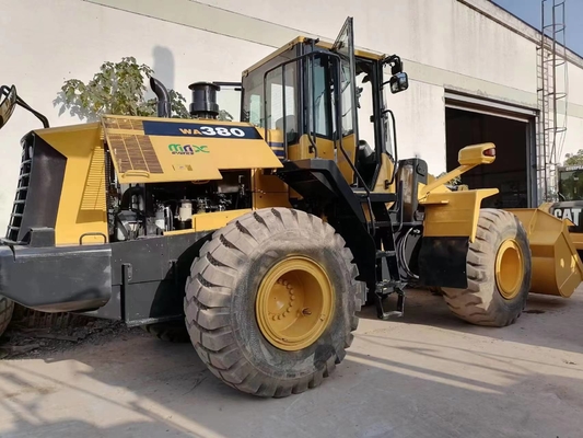 Chargeur de 20 tonnes utilisé Komatsu WA380 avec système hydraulique complet