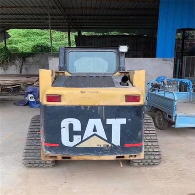 42kw Caterpillar CAT 247B chargeur à direction par glissement avec autre pompe hydraulique au Japon