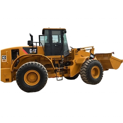 Chargeur avant Tracteur original japonais Cat 966L Chargeur à roues d'occasion avec et 165kw