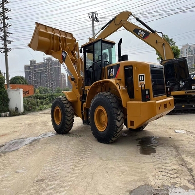 Chargeur avant Tracteur original japonais Cat 966L Chargeur à roues d'occasion avec et 165kw