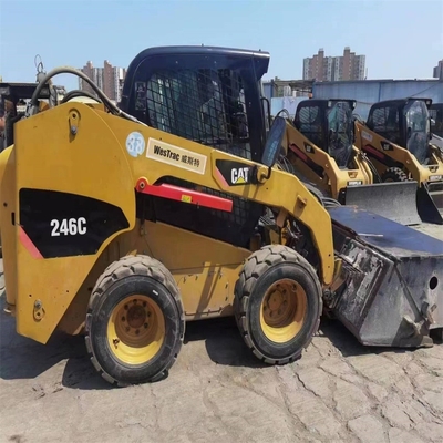 Temps de travail réduit Caterpillar Cat 246c chargeur à roues pour conditions de travail difficiles