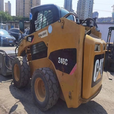 Temps de travail réduit Caterpillar Cat 246c chargeur à roues pour conditions de travail difficiles
