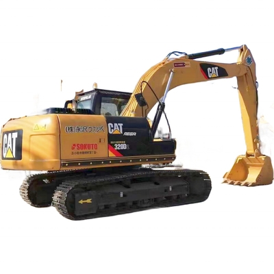Excavateur Caterpillar Cat320D2 fabriqué au Japon avec une charge nominale de 20 TON