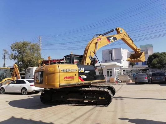 Excavateur Caterpillar Cat320D2 fabriqué au Japon avec une charge nominale de 20 TON