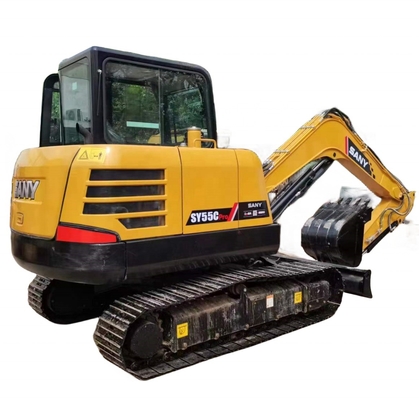 Peinture originale SANY 55C Excavateur avec moteur EPA et capacité de seau de 0,35m3