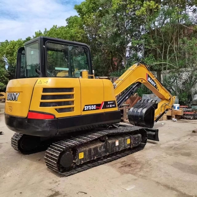 Peinture originale SANY 55C Excavateur avec moteur EPA et capacité de seau de 0,35m3