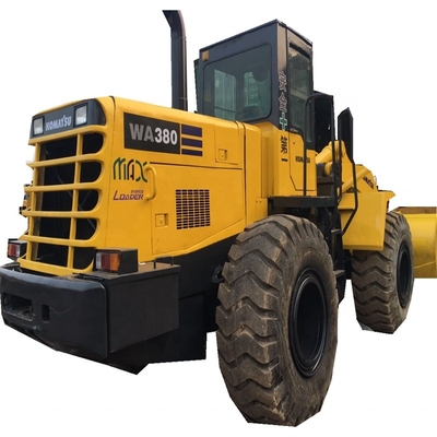 Chargeur à roues Komatsu WA380 d'occasion de 5 tonnes en bon état et pompe hydraulique autre