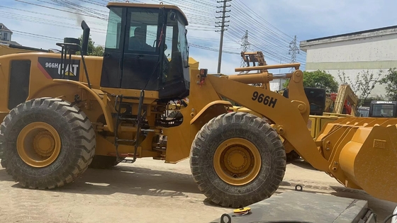 Chargeurs à roues usagés CAT966H avec 6000 kg de poids de la machine Autres pompes hydrauliques incluses