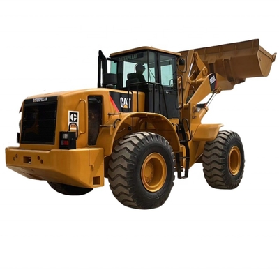 Chargeur à roues CAT966L d'occasion avec moteur Cummins et temps de travail réduit