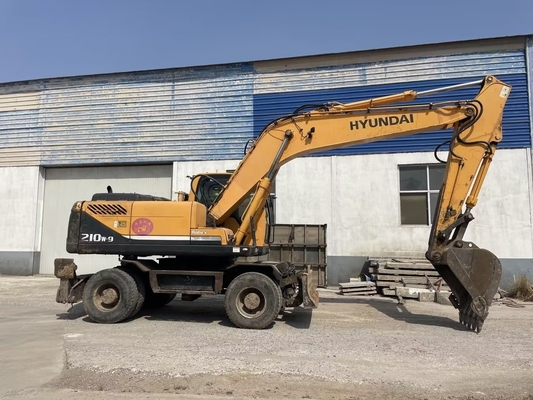 0-2000 Heures de travail Excavateur Hyundai 210W-9 utilisé avec moteur EPA et peinture originale