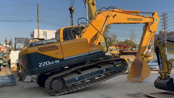 Peinture originale Hyundai 220LC-9S Excavator avec moteur 96KW et certification EPA