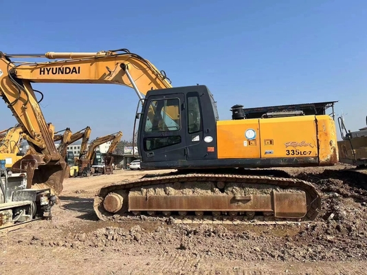 33 TON Corée EPA Moteur Hyundai 335LC-7 Excavateur hydraulique Excavateur mobile de type rampant
