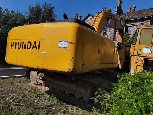 Moteur EPA R215-7C Hyundai Excavator avec peinture originale utilisée et peu d'heures