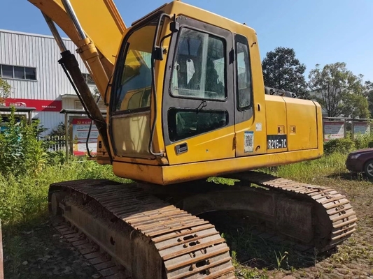 Moteur EPA R215-7C Hyundai Excavator avec peinture originale utilisée et peu d'heures