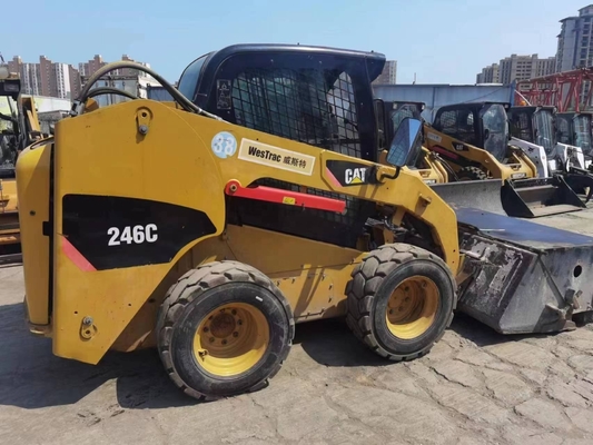 Moteur YUNNEI Peinture d'origine Utilisé Caterpillar 246C Chargeur de roues en excellent état