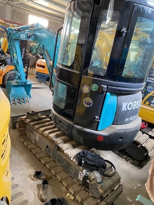 Mini-excavatrice Kobelco SK40SR utilisée avec et déplaçant le type Crawler du Japon