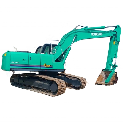 Excavatrice utilisée Kobelco SK200 Excavatrice à rampe avec moteur HINO