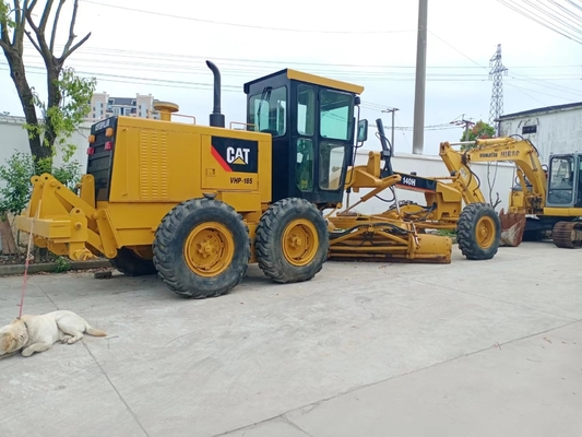 Machine d'occasion japonaise CAT 140H Gradeuse d'occasion avec machine à roues hydrauliques de 127 kW
