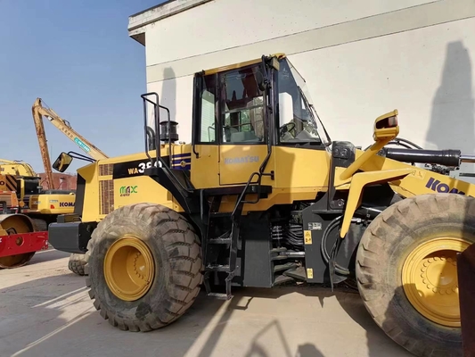 En bon état chargeur d'occasion Komatsu WA380 chargeur d'occasion excavateur couleur originale