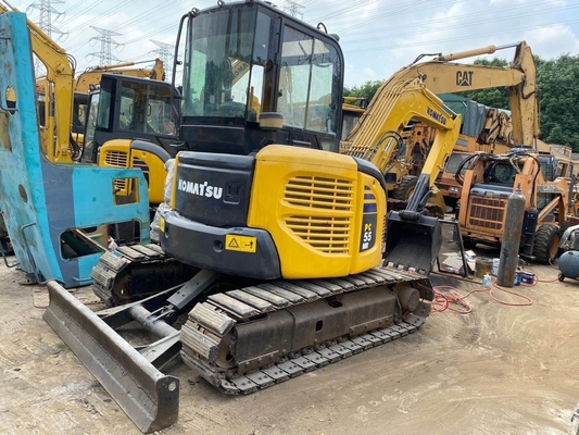 Excavateur mini japonais 5T Komatsu PC55 moteur EPA en bon état Shanghai