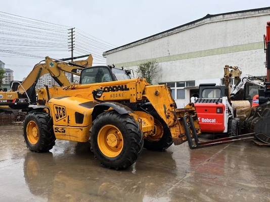 JCB 505 élévateur à fourche d'occasion avec roue mobile et autre capacité de seau