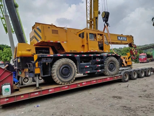 178/kw Kato KR-35H 35TON Grue d'occasion Japon Poids de fonctionnement de la machine hydraulique originale