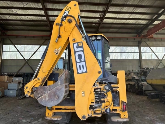 Temps de travail réduit JCB 3CX chargeuse à remorque avec moteur britannique d'origine à roues mobiles