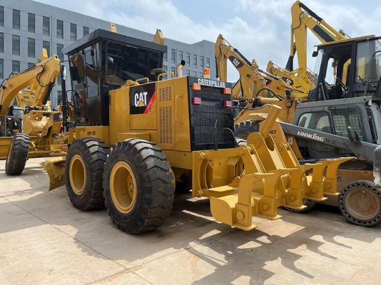 Japon Original Caterpillar 140H Motor Grader utilisé pour la construction de petites heures de travail