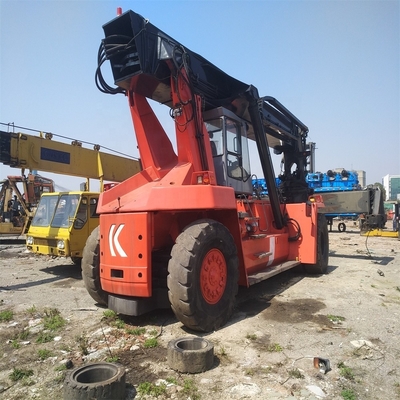 90% Kalmar Reach Stacker DRD450 Tour Crane 45 Tonnes Conteneur Téléscopieuse