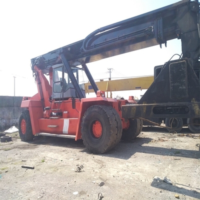 90% Kalmar Reach Stacker DRD450 Tour Crane 45 Tonnes Conteneur Téléscopieuse