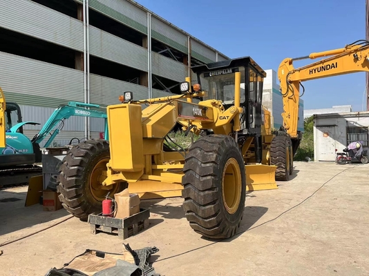 CAT Caterpillar140K Grader machine à plat d'occasion avec et de bonnes performances du Japon