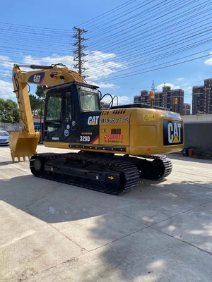 20000 kg Peinture d'origine utilisée Diesel Machine de creusement Excavateur Crawler Caterpillar 320D