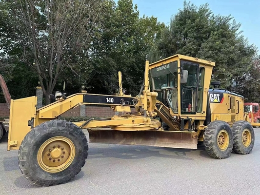 Cat140 motor graders d'occasion Originaux japonais Caterpillar 140 graders