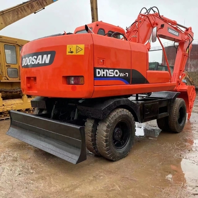 Japon Doosan DH150W-7 Creuseuse avec peinture originale et capacité de seau de 0,1 m3 au Japon