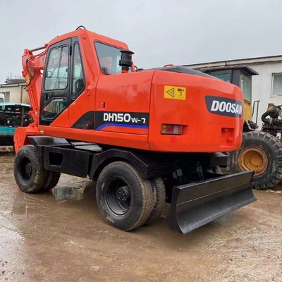 Japon Doosan DH150W-7 Creuseuse avec peinture originale et capacité de seau de 0,1 m3 au Japon