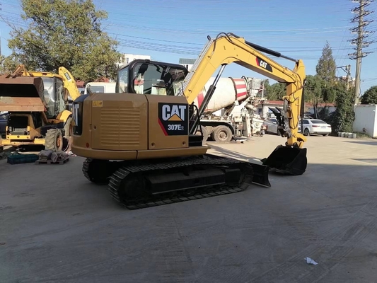 Excavateur diesel usé de 7 tonnes Caterpillar 307E2 à haut rendement de fonctionnement du Japon