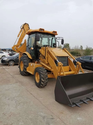 Bonne machine de chargement à roues japonaise 428 CAT 428F d'occasion avec 15000 kg de poids