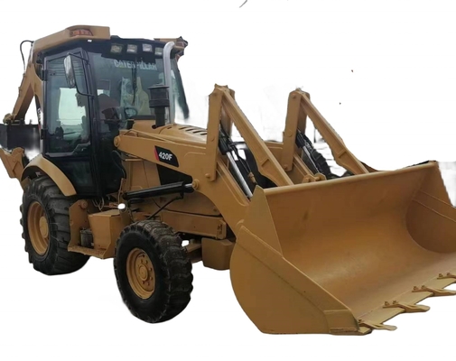 CAT 420F Chargeuse à remorque avec soupape hydraulique Liyuan du Japon, poids opérationnel de 15 tonnes