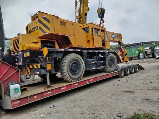 Kato KR-35H Grue d'occasion avec moteur japonais et poids de fonctionnement de 35 tonnes en forte demande