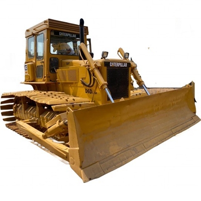 Bulldozer CAT D6D usagé avec cylindre hydraulique Liyuan et pompe en excellent état