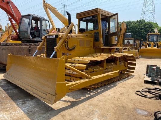 Bulldozer CAT D6D usagé avec cylindre hydraulique Liyuan et pompe en excellent état