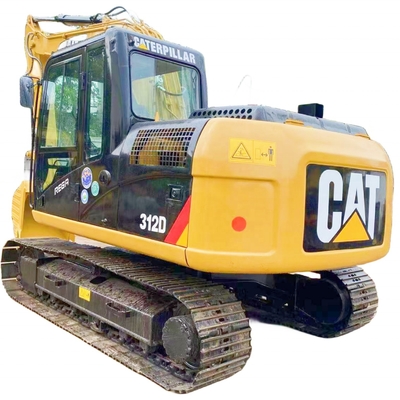12 tonnes de peinture japonaise d'origine Excavateur diesel Caterpillar 312D Haute efficacité opérationnelle
